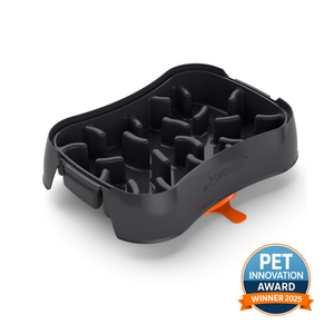 Super Feedy Slow Feeder Dog Bowl - Dark Grey