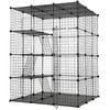 Advwin Cat Cage 4-Tier DIY Cat Condo House Cat Villa Pet Enclosure