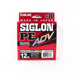 Sunline Siglon PE ADV X8 Multi Colour Fishing Line 300m 12lb