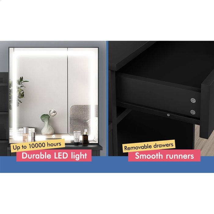 black brown ikea dressing table Ikea Desk + Ingolf Chair – Sell My Stuff Canada main image 0