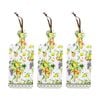 3pk Lvd Mediterranean Rectangular Ceramic/cork Trivet Home Kitchen Decor 30x12cm