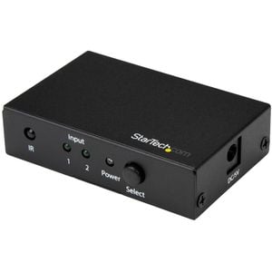 Startech.com 2 Port Hdmi Switch - 4k 60hz - Supports Hdcp - Ir - Hdmi Selector - Hdmi Multiport Video Switcher