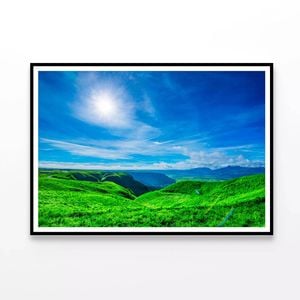 Refreshing Grassland  Print 100% Australian Made 120x90cm  (Poster)