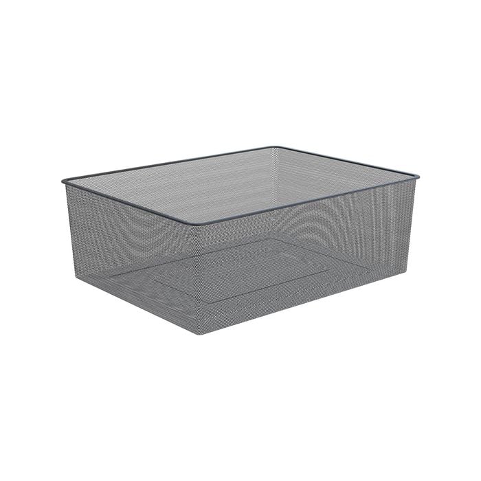 Flexi Storage Home Solutions 410 x 185 x 535mm Black 2 Runner Mesh Basket