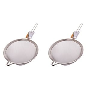 2PK Appetito Stainless Steel 23cm Mesh Strainer Home/Kitchen Cooking Tool