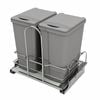 Rev-A-Shelf 30L Dual Pull Out Waste Container With Bin And Lid