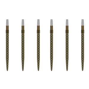 2x 3pc Target Swiss Diamond Pro Dart Point Replacement Spare Tip 26mm Gold