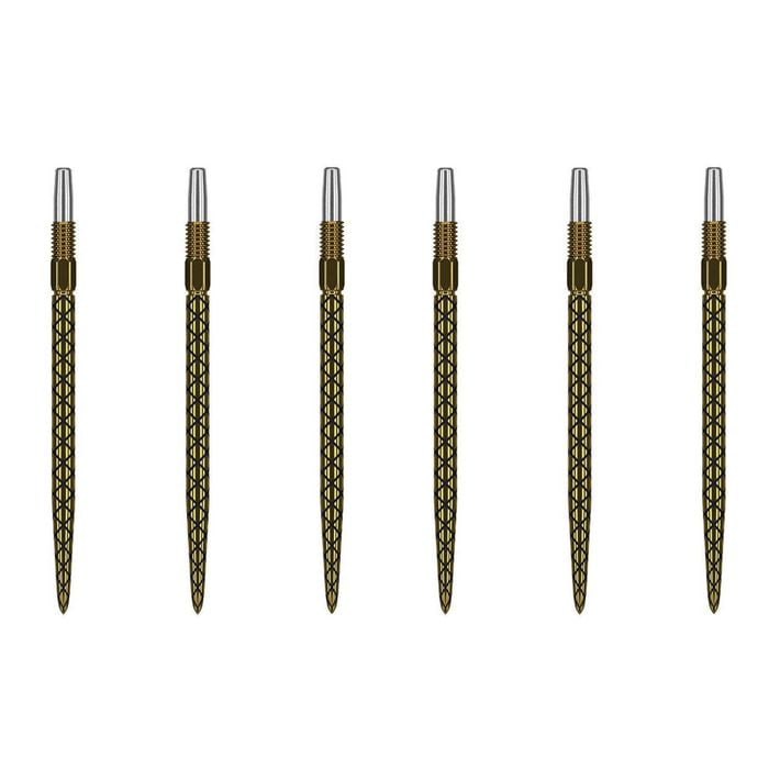 2x 3pc Target Swiss Diamond Pro Dart Point Replacement Spare Tip 26mm Gold