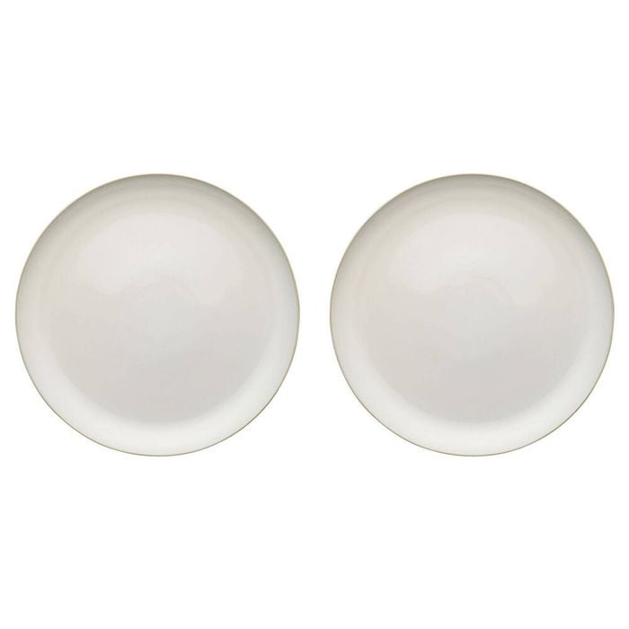 2PK Ecology Element Stoneware Serving Platter Tableware - Blanc