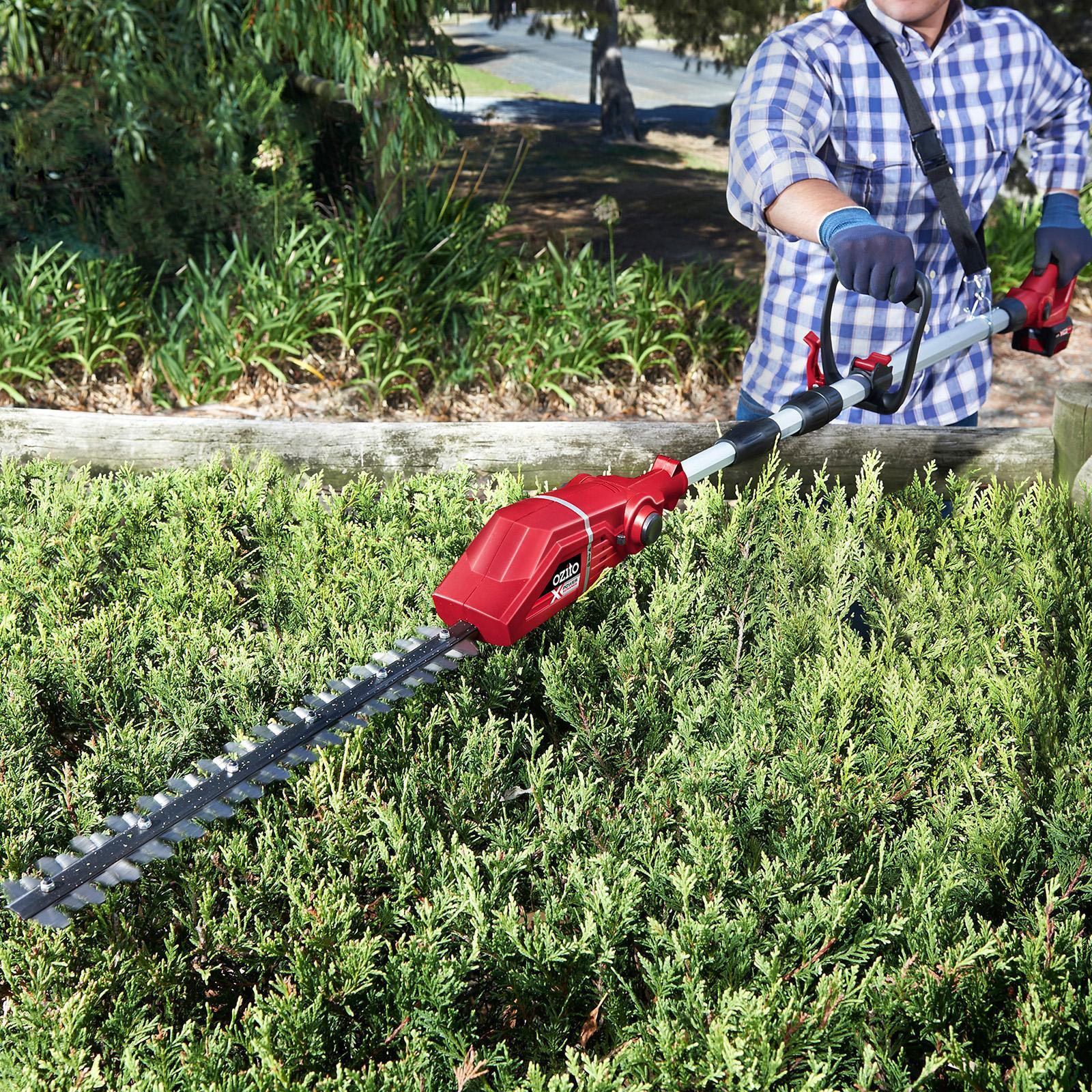 Bunnings ozito pole hedge trimmer kit outlet