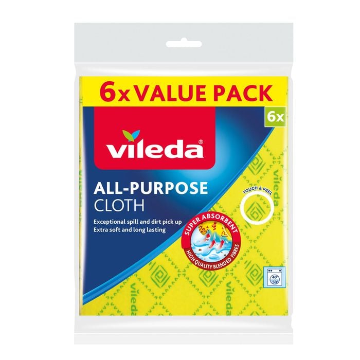 Vileda All Purpose Cloth 6 Pack