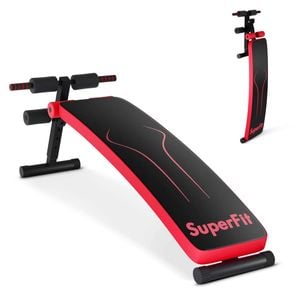 Costway Foldable Adjustable Sit Up Bench Ab Strength Training Home Gym