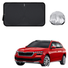 Front Windscreen Sun Shade for Skoda Kamiq 2019 - Current NW - Standard 150 x 85 cm - Black