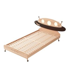 Spaceship King Single Bed Frame - Beech
