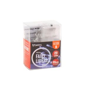Lytworx White Fairy Lights Pk20