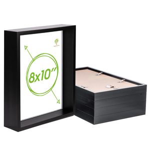 Nicola Spring 3d Deep Box Photo Frames - 8 X 10" - Pack Of 5