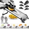 Catzon 5-in-1 Mandoline Slicer with Adjustable Thickness-1052