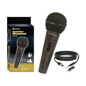 Sansai Dynamic Professional Vocal Microphone Corded Mic for PA Speaker/Studio