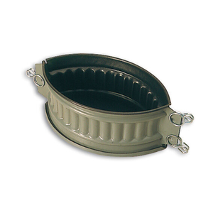 Matfer Bourgeat Exopan Oval Pate Mould - 240mm, Non-Stick