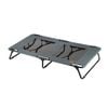 Tedi's Foldable Elevated Dog Bed with Handle L Size in Dark Grey