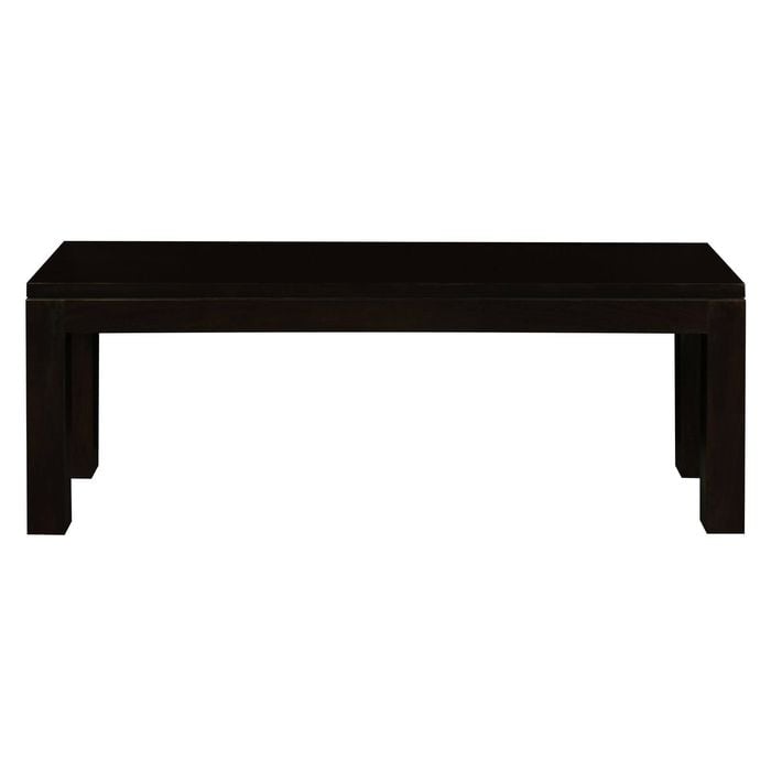 Centrum Furniture Amsterdam Solid Mahogany Timber Bench 120 x 35 cm - Chocolate