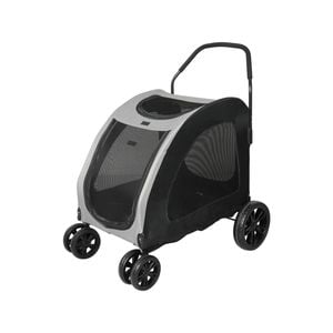 Pawz Foldable 4-Wheel Pet Stroller 50KG Grey