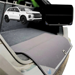 Rear Cargo Boot Bumper Protector for Mitsubishi Outlander P-HEV 2021 - Current (4th gen) - XL  (98 x 55) - Black