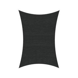 Coolaroo 5m x 3m Rectangle Black Slate  Designer Series Shade Sail