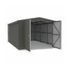 Absco Structures 3.40mW x 5.50mD x 2.48mH Woodland Grey Single Barn Door Garage