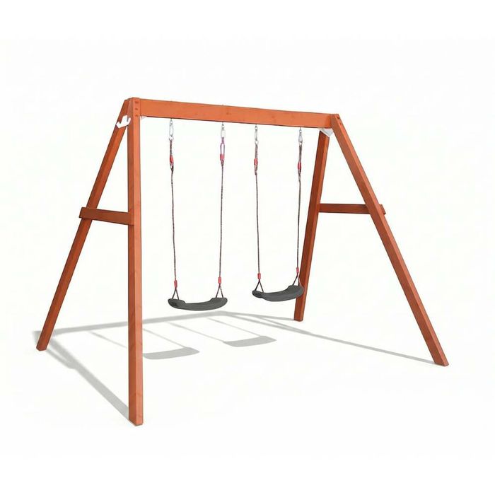 Hide & Seek Kids - Lucas Swing Set - Black Swings