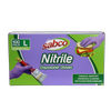 Sabco Large Purple Nitrile Disposable Gloves - 100 Pack