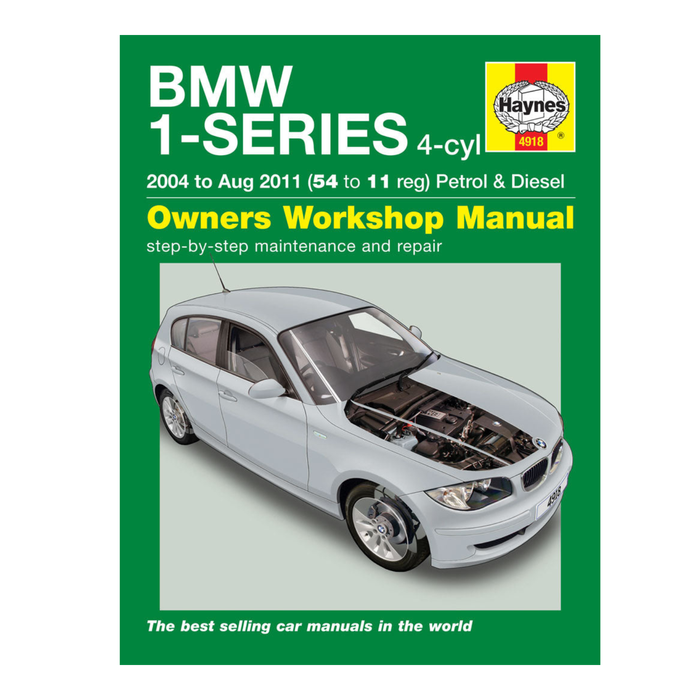 BMW 1-Series 4-cyl Petrol & Diesel (04-Aug 11) Haynes Repair Manual
