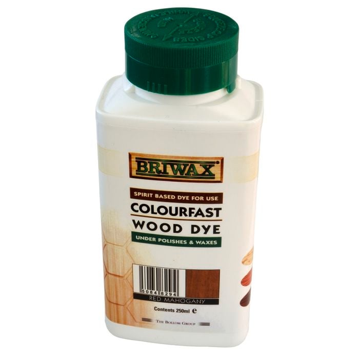 Briwax 250ml Spirit Based Red Mahogany Timber Dye