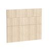 Kaboodle 900mm Almond Oak Modern 3 Drawer Panels