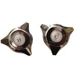 Pacific Chrome Universal Dome Tap - 2 Pack