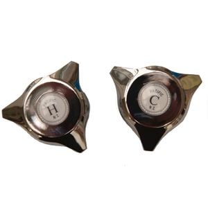 Pacific Chrome Universal Dome Tap - 2 Pack