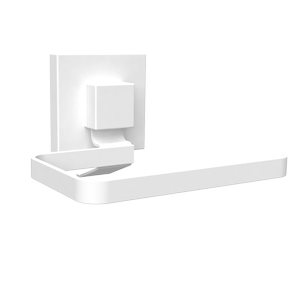 Fusion-Loc Matte White Style Suction Toilet Roll Holder