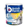British Paints 4 Seasons Defence 2L Extra Bright Matt Exterior Paint