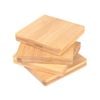 Bamboo Unique Drink Coasters Set Of 4