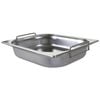 Vogue Gastronorm Tray 1/2 Size With Handles Stainless Steel 65mm Commercial Kitchen Food Storage