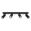Cougar Lighting Stockholm 4lt Rail Spot Light Frame Black