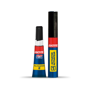 Loctite 2g And 4ml 2 Part All Plastic Superglue