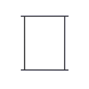 Rapid 1040 x 1200mm Black Perforated Mesh Frame Kit