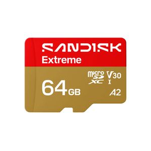 SanDisk 64GB Extreme microSDHC UHS-I Memory Card - Up to 160MB/s, C10, U3, V30, 4K, A1, Micro SD