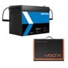 Gentrax 12v 2560wh Lithium Battery + 200w Folding Solar Panel