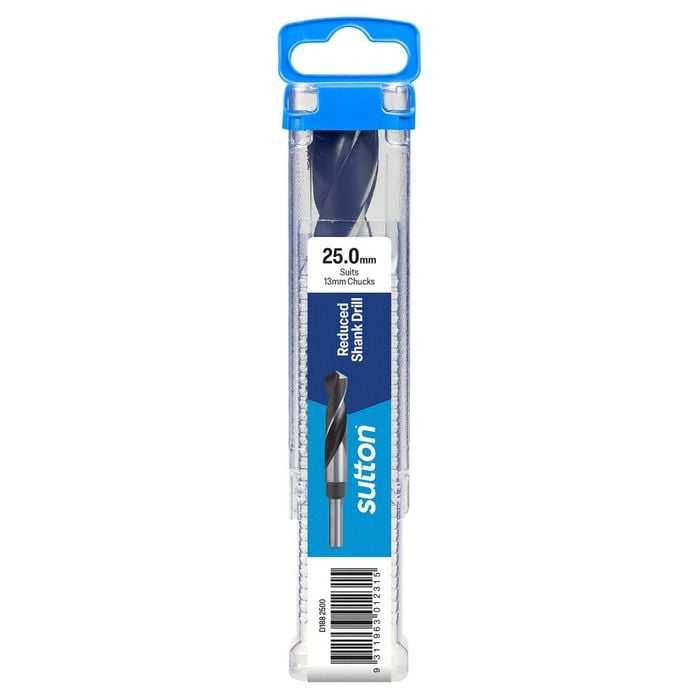 Sutton Tools 25 x 12.5mm Reduced Shank Jobber Drill Bit