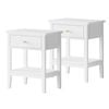 ALFORDSON 2x Bedside Tables Hamptons