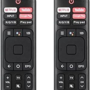 TAVICE 2 PACK ERF3I69H Remote Control for HISENSE TV 50RG 55RG 65RG RG SERIES ERF3169H