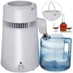 Vevor Pure Water Distiller Filters Silver Stainless Steel with Collection Bottle