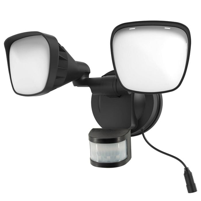 Arlec Solar Hybrid Powered SURNIA Twin Head Security Sensor Floodlight